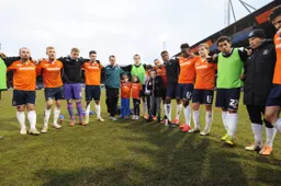 The famous John Still post match huddle
