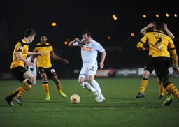 Andy Drury gets surrounded as usual