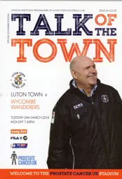Programme: Luton Town FC vs Wycombe Wanderers (24th Mar 2015)