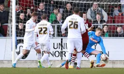 Elliott Justham saves