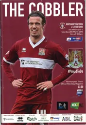 Programme: Northampton Town vs Luton Town FC (28th Mar 2015)