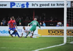 Ryan Hall goes close