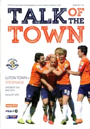 Programme: Luton Town FC vs Stevenage (2nd May 2015)