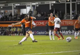 Luke Rooney scores from the spot
