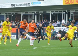 Ross Lafayette fires in a shot