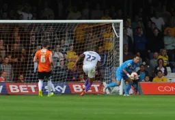 Mark Tyler watched by Alex Lacey ensure a clean sheet