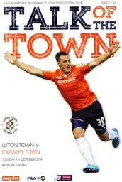 Programme: Luton Town FC vs Crawley Town (7th Oct 2014)