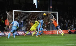 Mark Cullen goes close