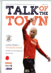 Programme: Luton Town FC vs Tranmere Rovers (15th Nov 2014)