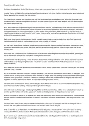 Match Report: Bury vs Luton Town FC (6th Dec 2014)