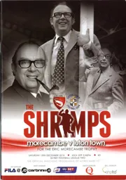Programme: Morecambe vs Luton Town FC (13th Dec 2014)