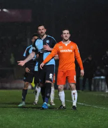 Luke Rooney snarling