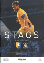 Programme: Mansfield Town vs Luton Town FC (17th Feb 2015)