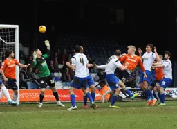 Jayden Stockley heads home