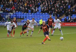 Mark Cullen sees his penalty saved