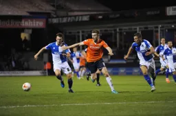 Stephen O`Donnell in a race for the ball