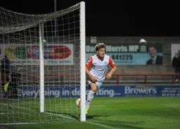 Cameron McGeehan has just restored Town`s one goal advantage