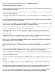 Match Report: Dagenham & Redbridge vs Luton Town FC (1st Nov 2015)