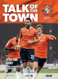 Programme: Luton Town FC vs Barnet (14th Nov 2015)
