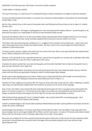 Match Report: Luton Town FC vs Carlisle United (24th Nov 2015)