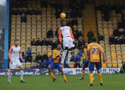 A spring heeled Pelly-Ruddock Mpanzu leaps high