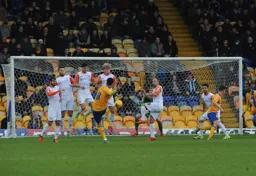 Town`s defensive wall does not look too secure. However the ball stayed out