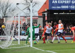 Cameron McGeehan puts the Town 1-0 in front