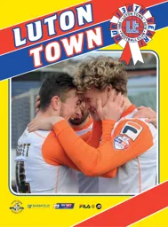 Programme: Luton Town FC vs Morecambe (1st Mar 2016)