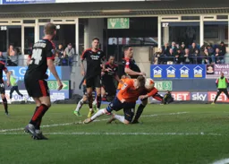 Joe Pigott goes in where it hurts