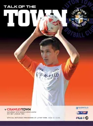 Programme: Luton Town FC vs Crawley Town (12th Mar 2016)
