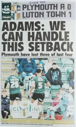 Match Report: Plymouth Argyle vs Luton Town FC (19th Mar 2016)
