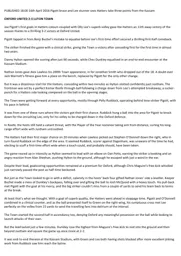 Match Report: Oxford United vs Luton Town FC (16th Apr 2016)