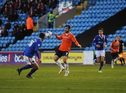 Alex Lawless brings the ball under control