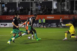Jack Marriott puts the game beyond doubt with his second and Town`s third goal