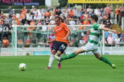 Luke Wilkinson looks to start an attacking move