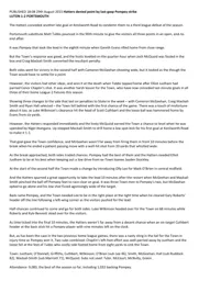 Match Report: Luton Town FC vs Portsmouth (29th Aug 2015)