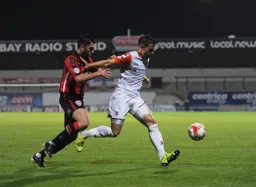Olly Lee holds of his marker