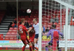 Cameron McGeehan heads the Town into the lead