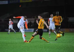 Danny Green fires a shot at goal but to no avail