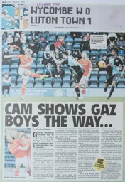 Match Report: Wycombe Wanderers vs Luton Town FC (6th Feb 2016)