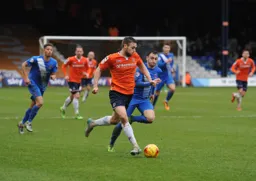 Stephen O`Donnell charges forward with the ball