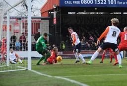Jack Marriott restores the lead and puts the Town 2-1 in front