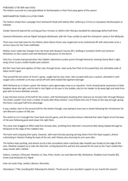 Match Report: Northampton Town vs Luton Town FC (30th Apr 2016)