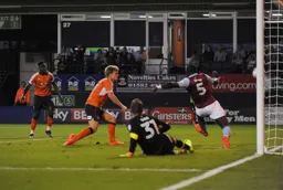 Cameron McGeehan scores Town`s second goal