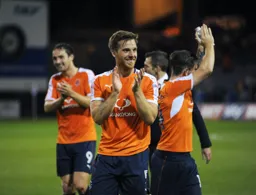 Johnny Mullins claps the fans after a fine victory