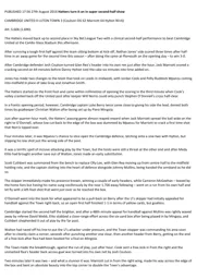 Match Report: Cambridge United vs Luton Town FC (27th Aug 2016)