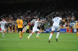 Jack Marriott celebrates his wonderful strike