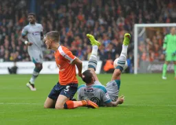 Dan Potts is taken down