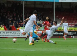 Jack Marriott scores but the goal is disallowed