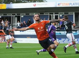 Jack Marriott turns away after scoring the second goal